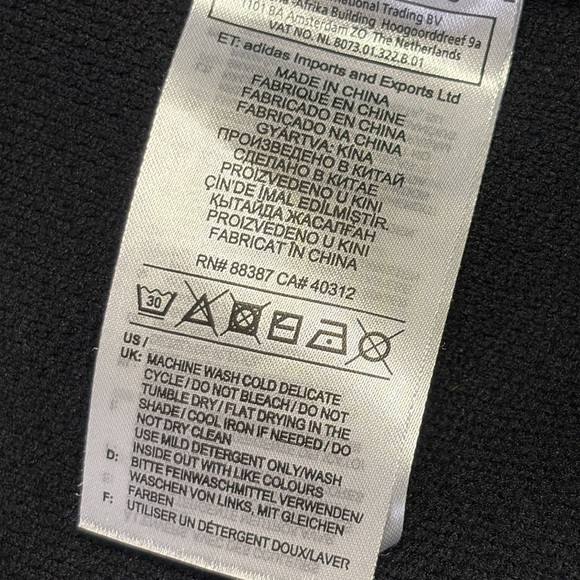 Adidas Men’s Black Miami Hurricanes Full Zip Stadium Track Jacket XXL - Picture 10 of 14